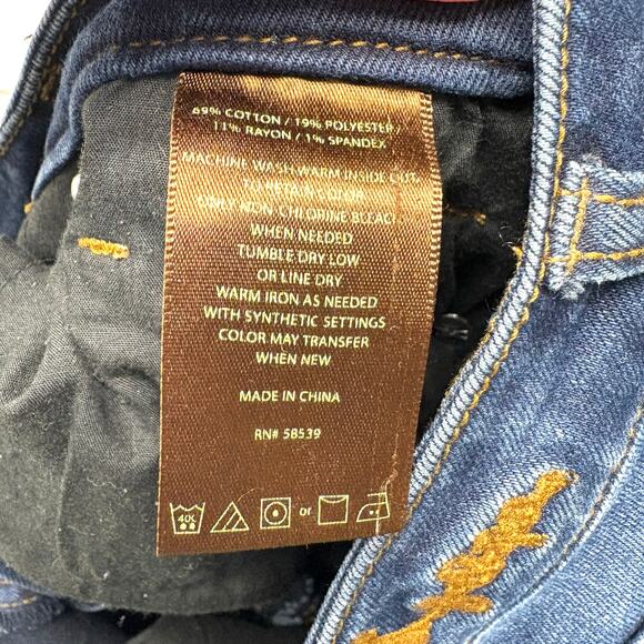 Kut From the Kloth Jeans Skinny Zip Ankle Medium Wash Size 6 - Picture 5 of 7